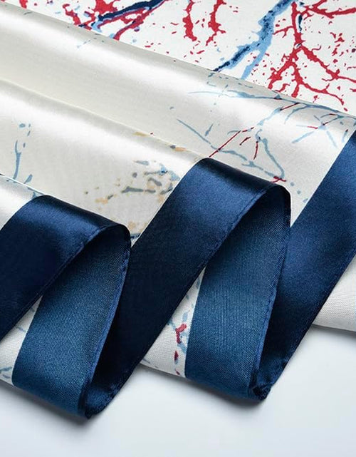Load image into Gallery viewer, 35 X 35 Women Square Silk like Hair Scarf Head Sleeping Wrap Satin Headscarf
